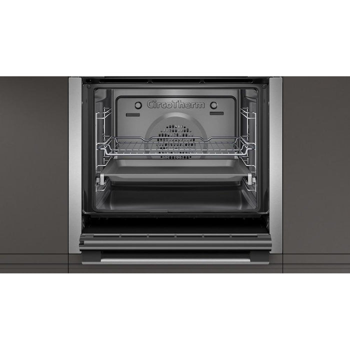 Neff B6ACH7HH0B Slide & Hide Single Oven with Pyro Clean