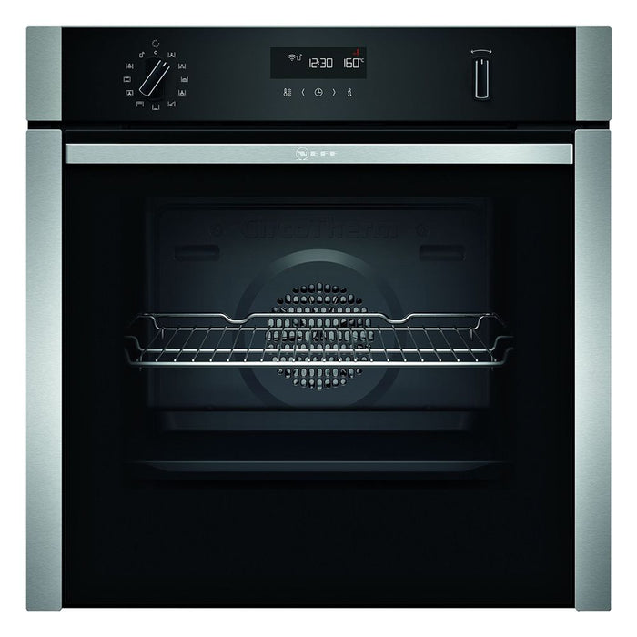 Neff B6ACH7HH0B Slide & Hide Single Oven with Pyro Clean