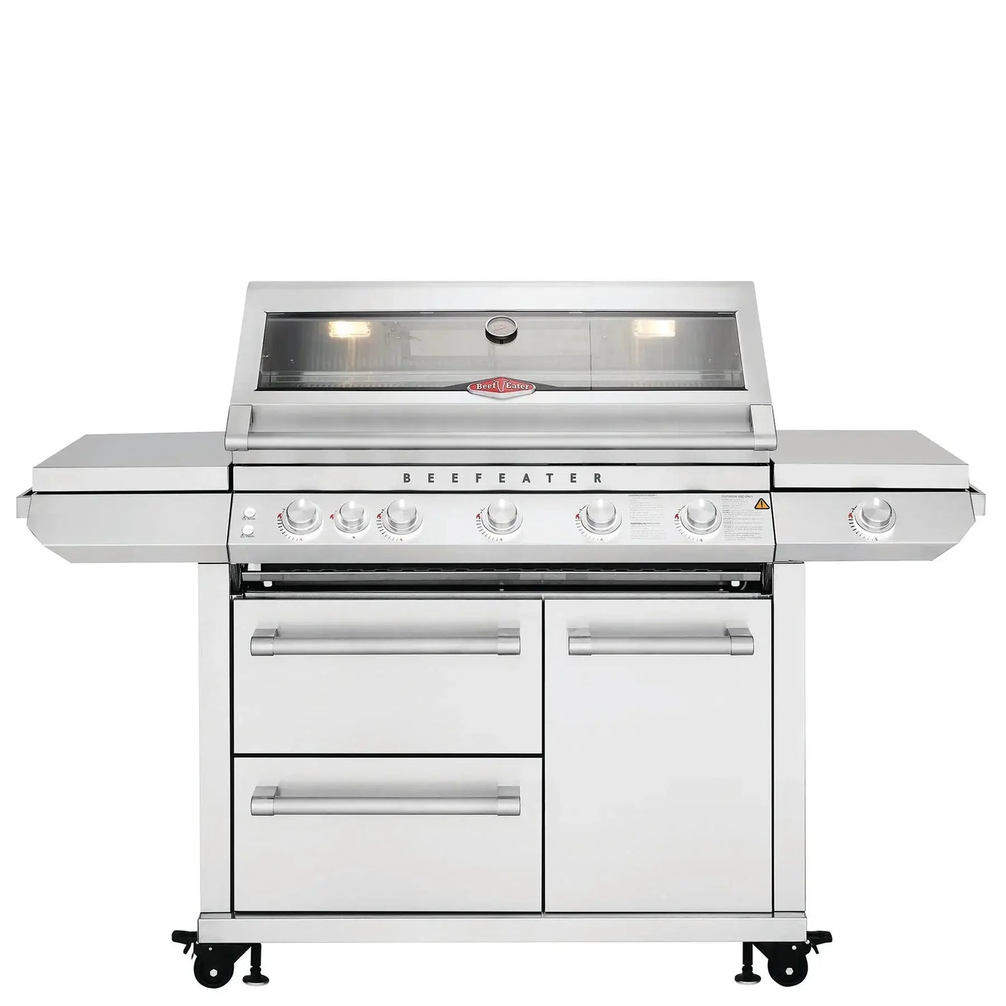 Beefeater 7000 Premium 5 Burner BBQ with Trolley & Side Burner