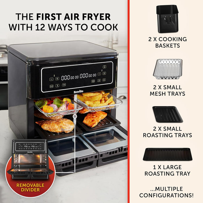 Breville Flexi Double Drawer Air Fryer 11L - VDF130-northXsouth Ireland