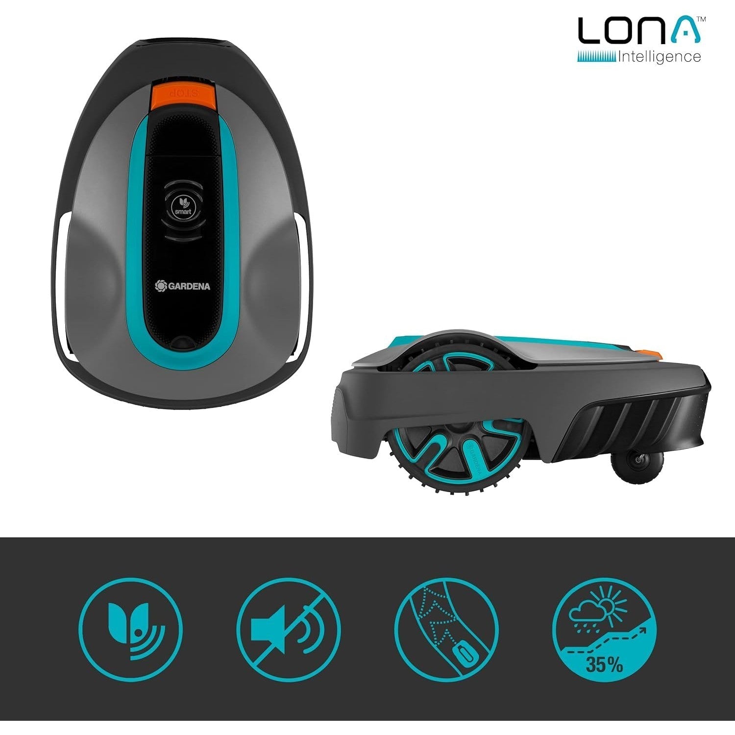 Gardena Smart Sileno City Robotic Lawnmower 500m2 2024-northXsouth Ireland