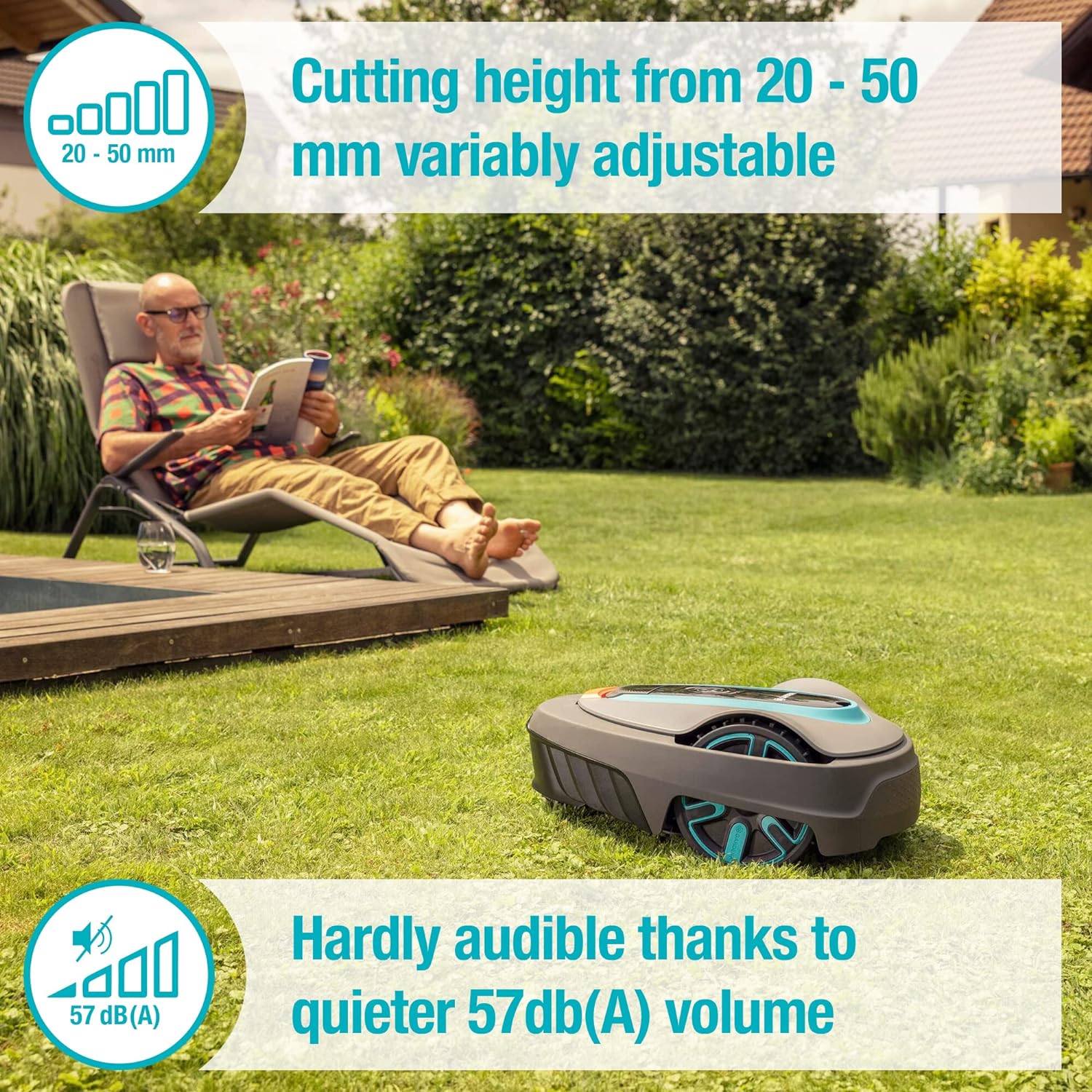 Gardena Smart Sileno City Robotic Lawnmower 500m2 2024-northXsouth Ireland