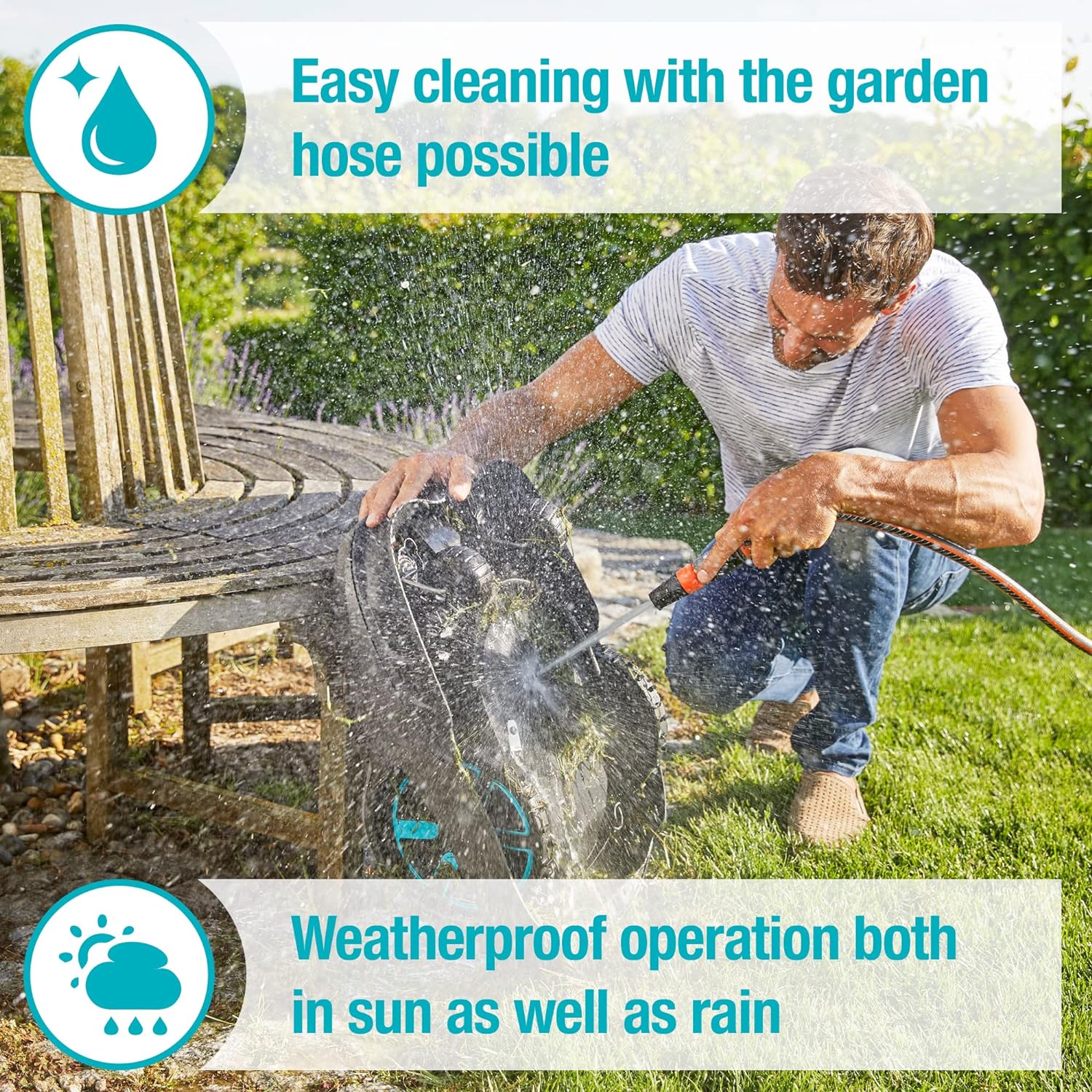 Gardena Smart Sileno City Robotic Lawnmower 500m2 2024-northXsouth Ireland