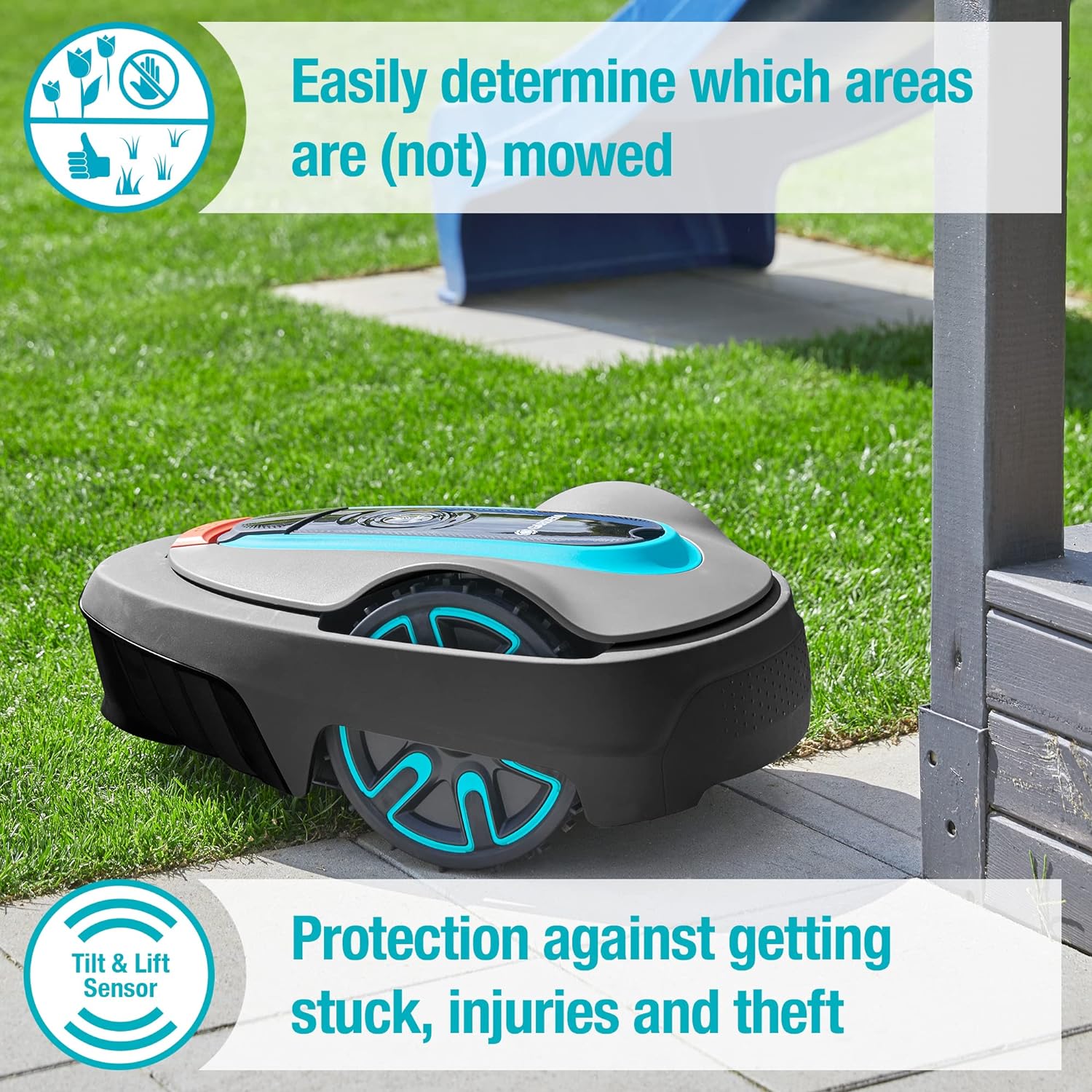 Gardena Smart Sileno City Robotic Lawnmower 500m2 2024-northXsouth Ireland