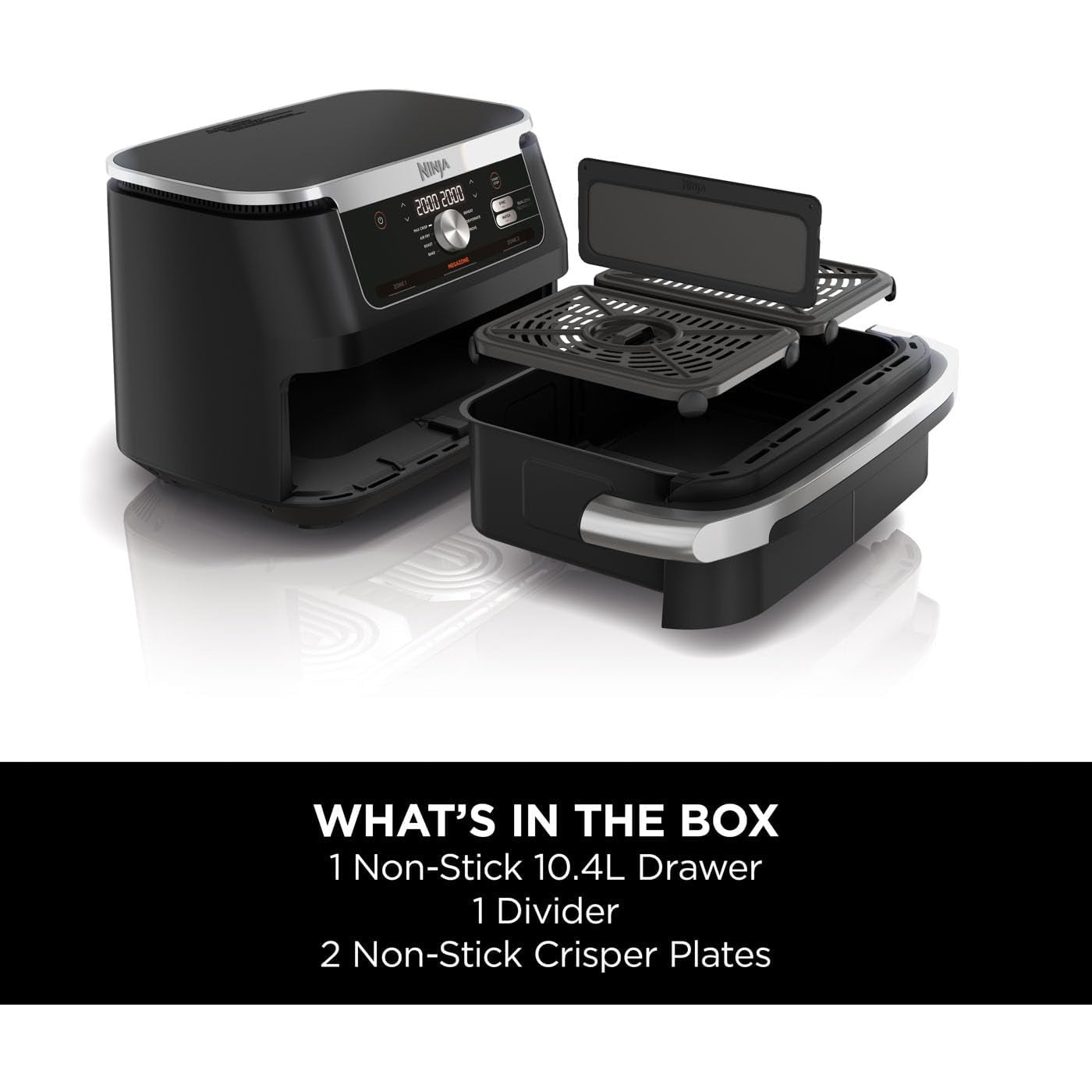 Ninja AF500UK FlexDrawer Air Fryer 10L-northXsouth Ireland