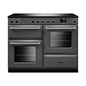 Rangemaster Aura AURAO110EIPSLT/BN1 110cm Induction Range Cooker Slate - Brushed Nickel