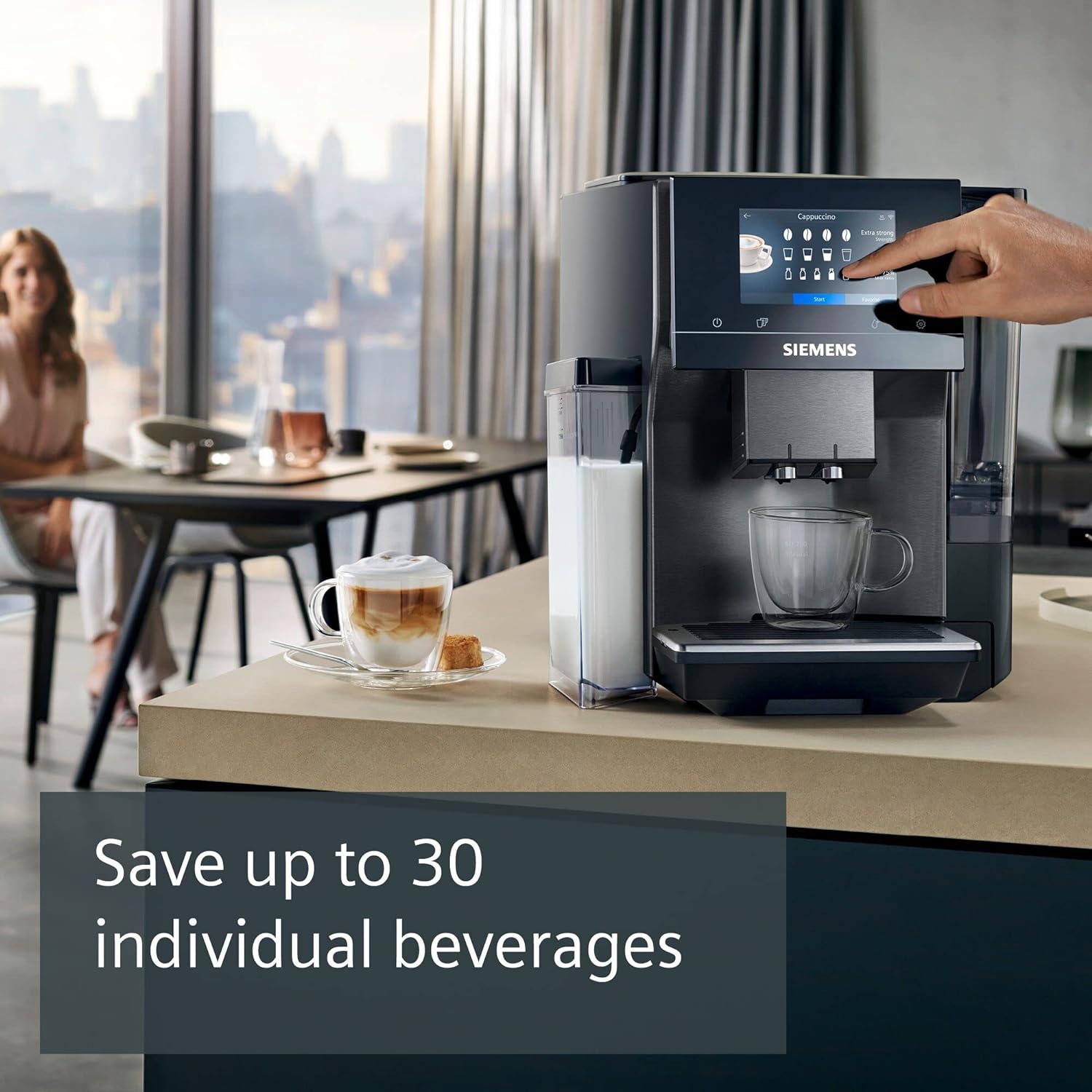 Siemens TQ707GB3 Automatic Bean to Cup Coffee Machine EQ700