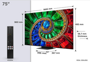 TCL 75RM7L 75" RGB MINI LED TV