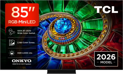 TCL 85RM7L 85" 4K RGB MINI LED TV