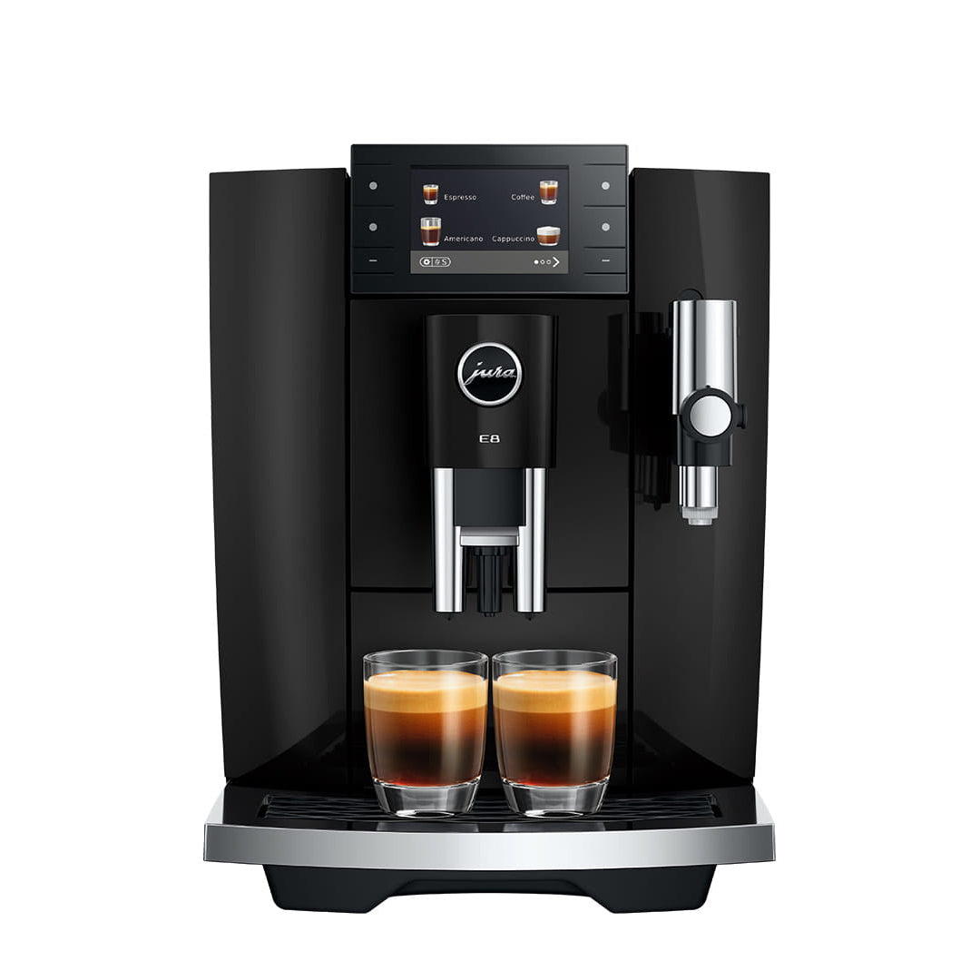 JURA E8 Piano Black Automatic Coffee Machine – 15842