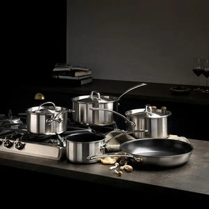 Stellar Eclipse Tri-Ply 5 Piece Pan Set including Frying Pan