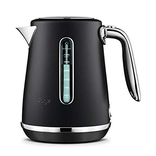 Sage Soft Top Luxe Kettle - Black Truffle-Electric Kettles-Sage-northXsouth