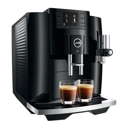 Jura E8 Automatic Coffee Machine, Piano Black-Coffee Makers & Espresso Machines-Jura-northXsouth