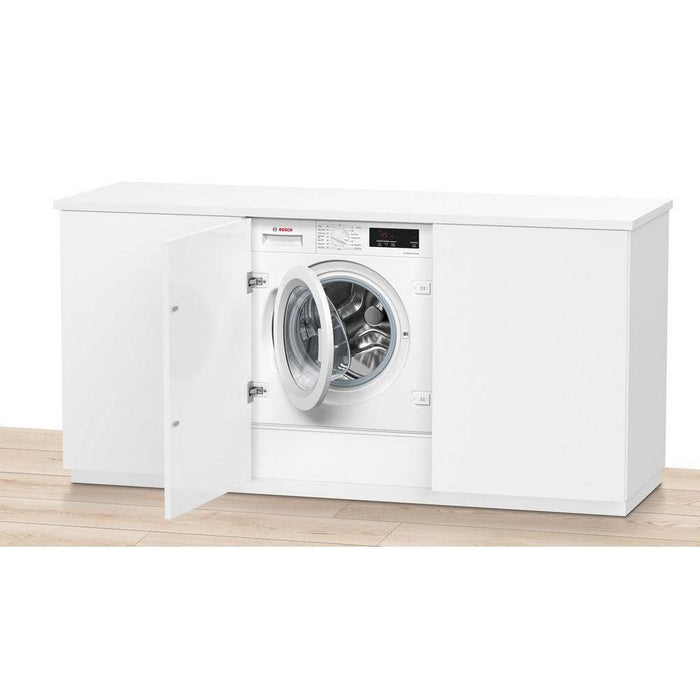 Bosch WIW28301GB Integrated 8kg 1400 Spin Washing Machine with VarioPerfect - White-Washing Machines-Bosch-northXsouth