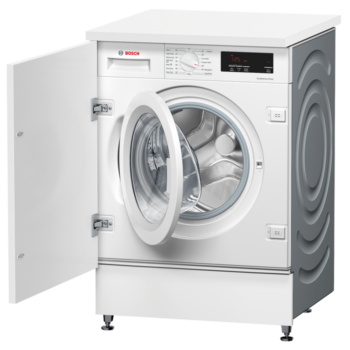 Bosch WIW28301GB Integrated 8kg 1400 Spin Washing Machine with VarioPerfect - White-Washing Machines-Bosch-northXsouth