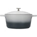 MasterClass Lightweight Casserole Dish with Lid, Ombre Grey, 4 L/24 cm-Casserole Dishes-KitchenCraft-northXsouth