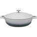 MasterClass Shallow Casserole Dish with Lid, Ombre Grey, 4 L/28 cm-Cast Aluminium-KitchenCraft-northXsouth