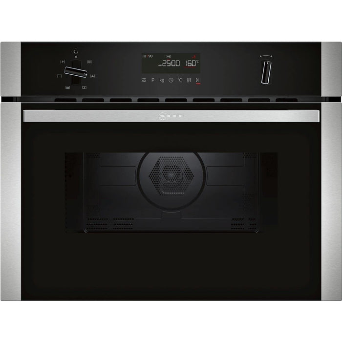 NEFF N50 44L Combination Microwave Oven Steel-Microwave Ovens-Neff-northXsouth