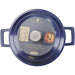 MasterClass Lightweight Casserole Dish with Lid, Metallic Blue, 4L /24 cm-Casserole Dishes-KitchenCraft-northXsouth