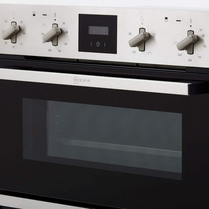 Neff N30 Electric Multifunction Built In Double Oven - Stainless Steel-Ovens-Neff-northXsouth