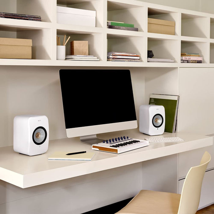 KEF LSX 2 Wireless Active Speakers White-northXsouth Ireland