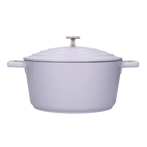 MasterClass Lightweight Casserole Dish with Lid, Lavender, 4 L/24 cm-Casserole Dishes-KitchenCraft-northXsouth