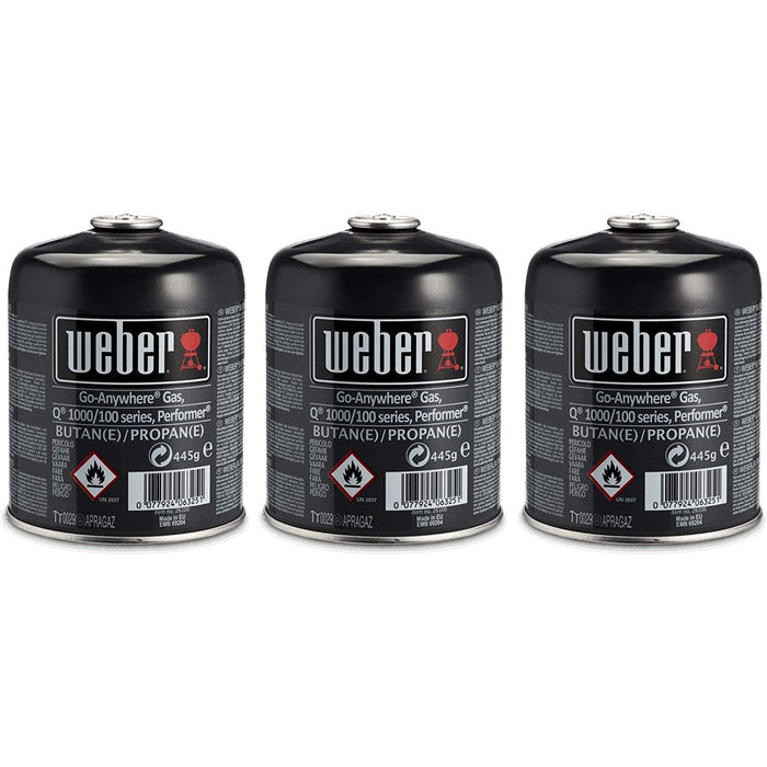 Weber Gas Canister 3pack-northXsouth Ireland
