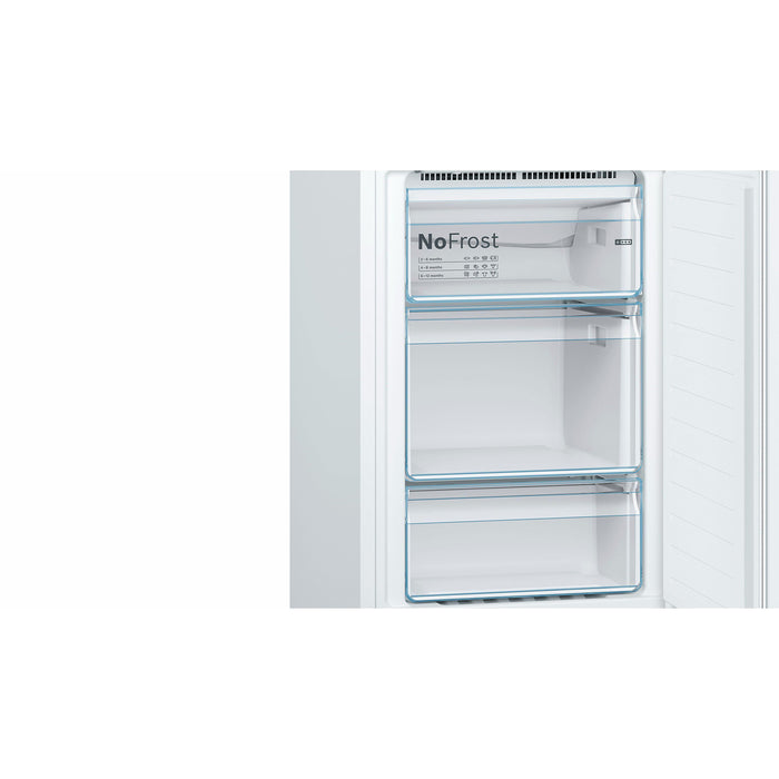 Bosch KGN34NW3AG Freestanding No Frost Fridge Freezer - White-Fridge freezer-Bosch-northXsouth