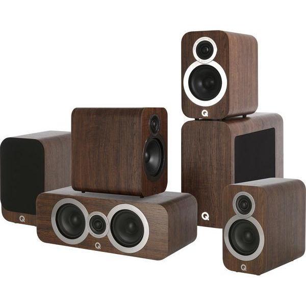 Q Acoustics 3010i Cinema Pack - English Walnut-Home Cinema Speakers-Q Acoustics-northXsouth