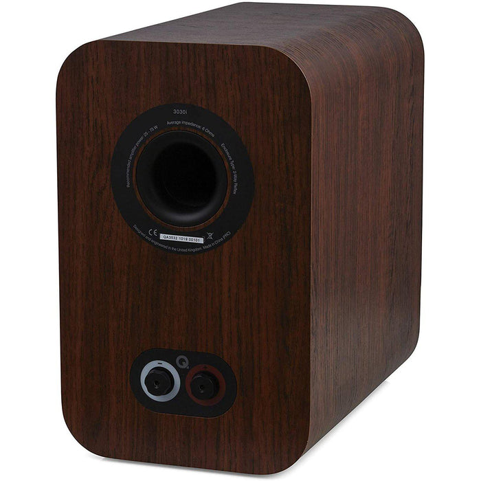 Q Acoustics 3030i Bookshelf Speaker - Pair-Speakers-Q Acoustics-Walnut-northXsouth