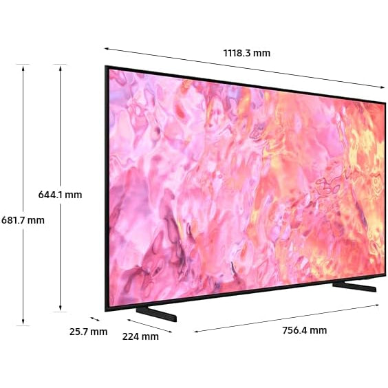 Samsung  Q60C 50 Inch QLED 4K HDR Smart TV (2023)