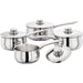 Stellar 1000 4 Piece Stainless Steel Saucepan Set - Induction-Cookware Sets-Stellar-northXsouth